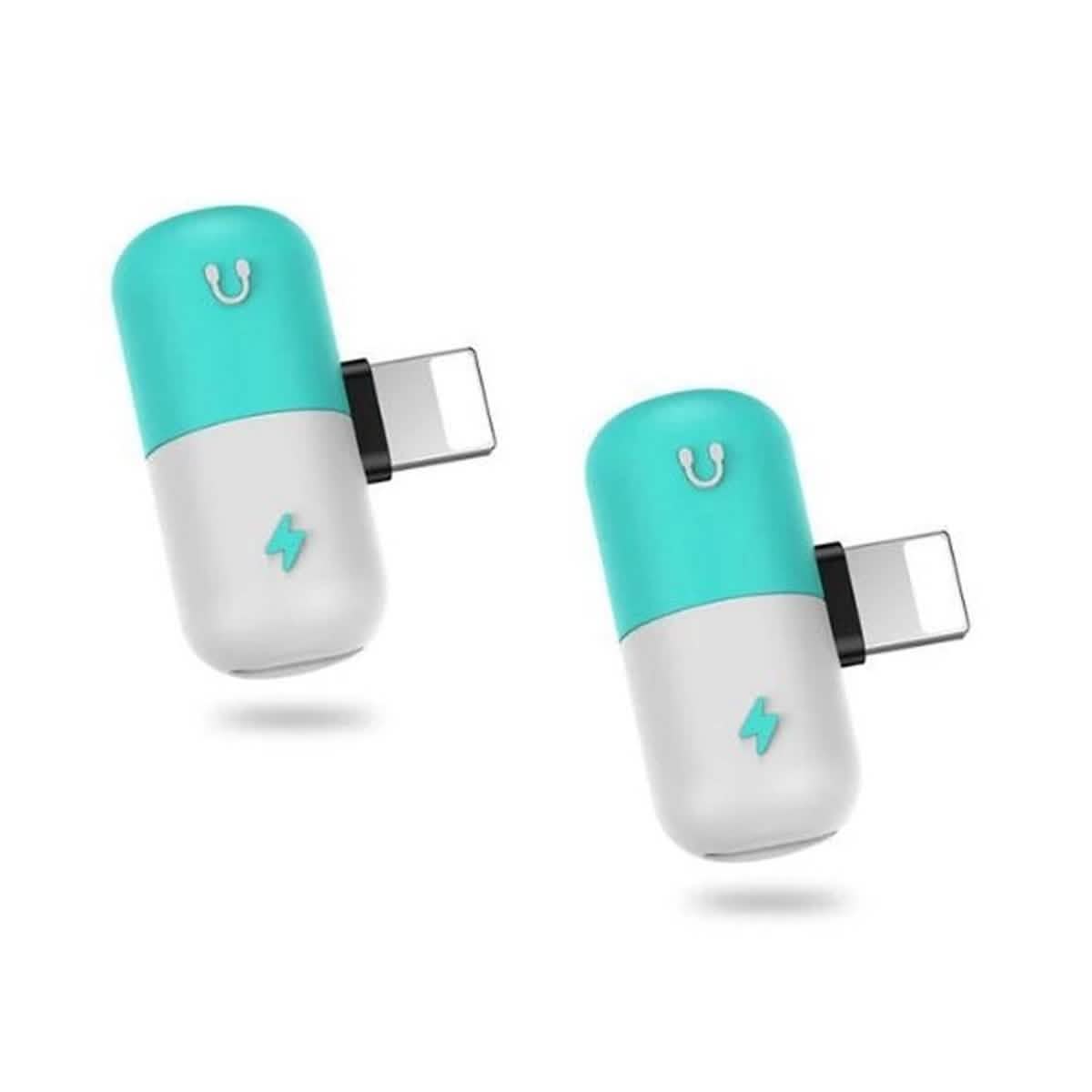 2-Pack: 2-in-1 Apple Lightning Adapter