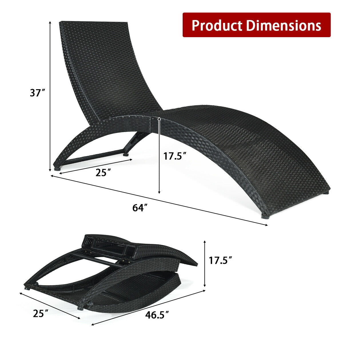 Folding Patio Rattan