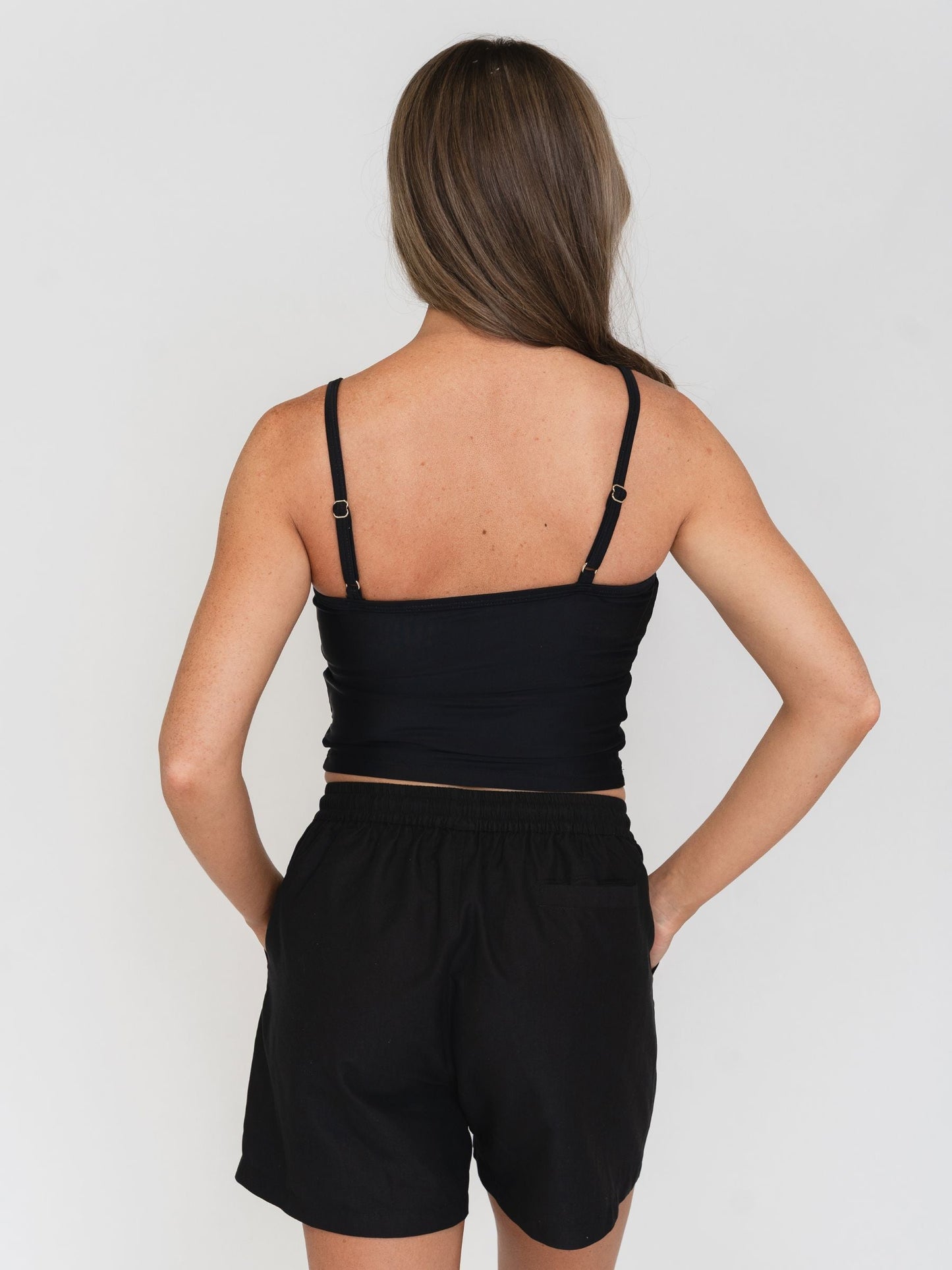 Black Classic Crop Top
