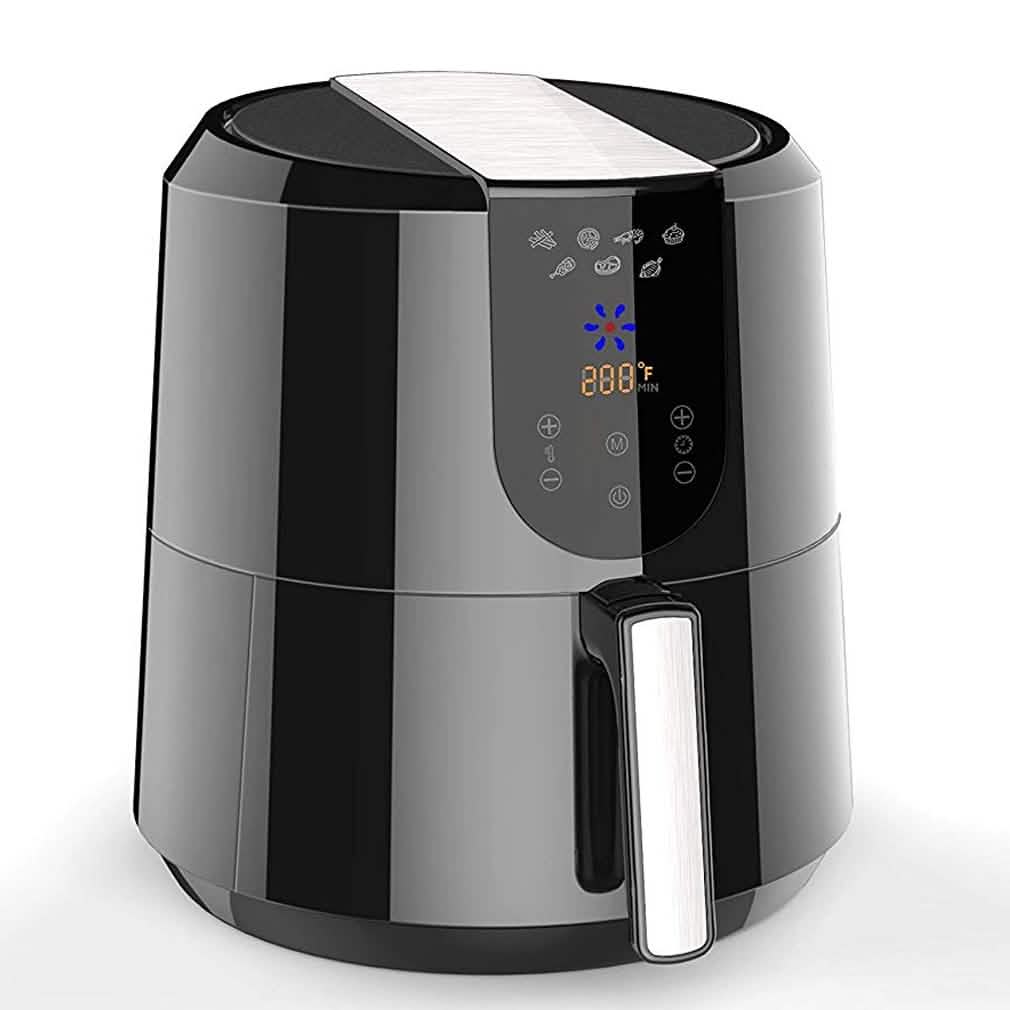 Friteuse à air Emerald d'une capacité de 5,2 litres avec écran tactile numérique LED