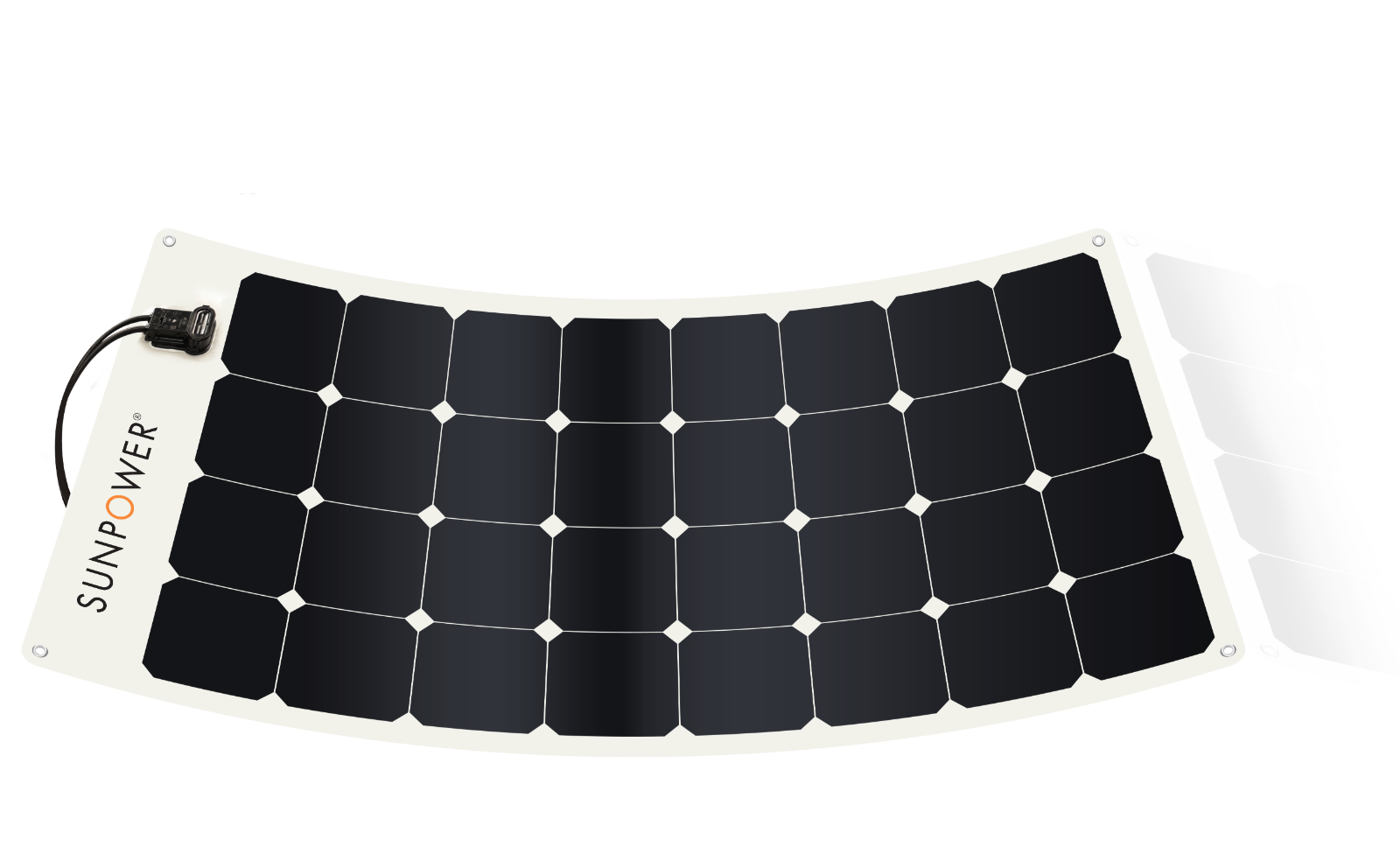Sunpower 100W フレキシブル ソーラーパネル（30枚パレット）