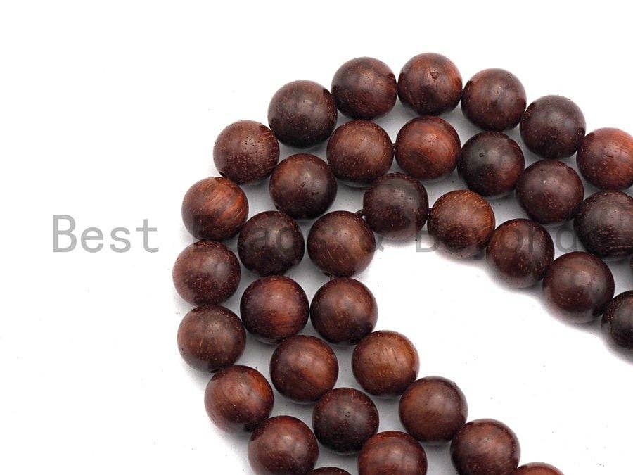 Natural Smooth Round Wood beads, 6mm/8mm/10mm/12mm Natural Brown Wood beads, Natural  Wood Grain Beads, 15.5inch strand,SKU#U470