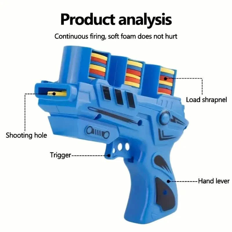 ソフトバレット フライングソーサー おもちゃ銃セット