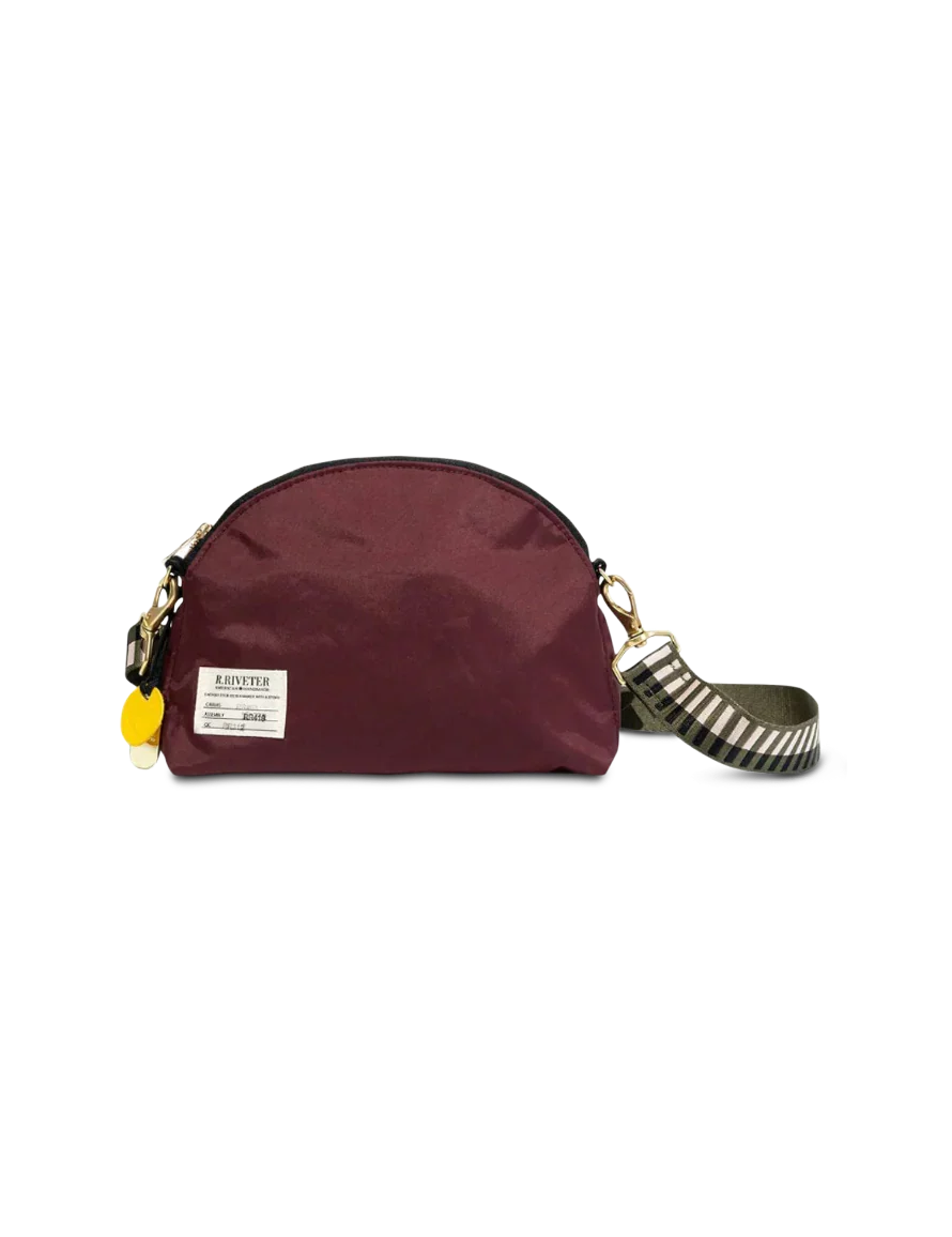 Hopper | Wine Nylon + Geo Webbed Strap
