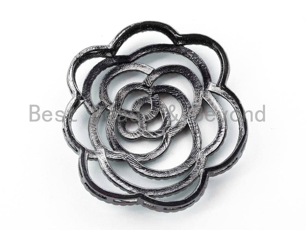 Rose Flower Pendant Connector, sku#L137