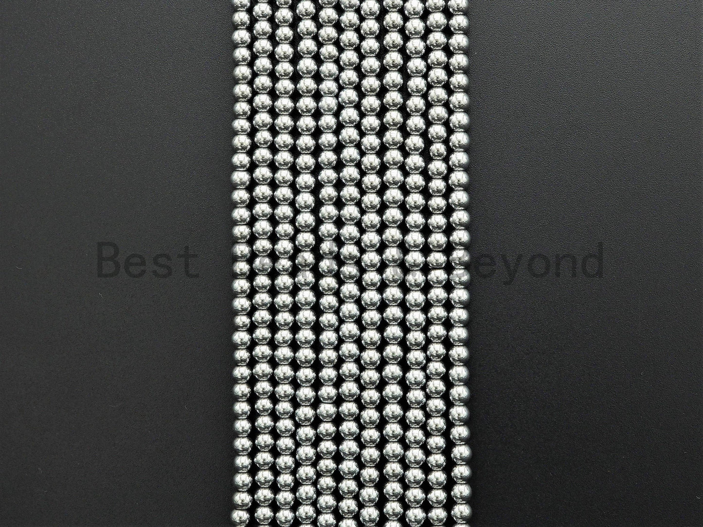 Darker Silver Hematite Beads-2mm/3mm/4mm/6mm/8mm/10mm, sku#s117