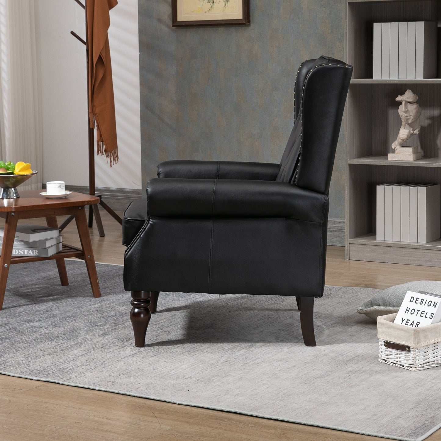 Wood Frame Armchair - Modern Accent Chair