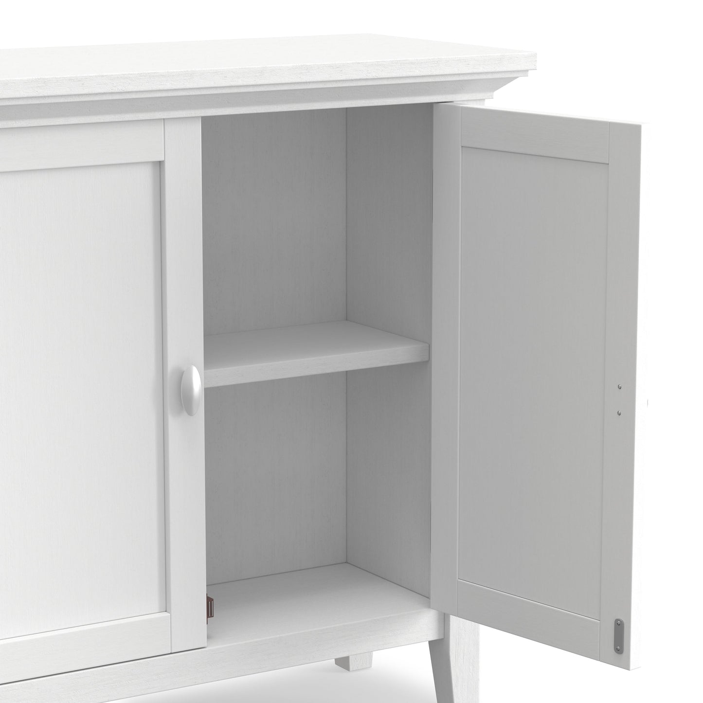 Redmond 32 Inch Wide Solid Wood Low Storage Cabinet