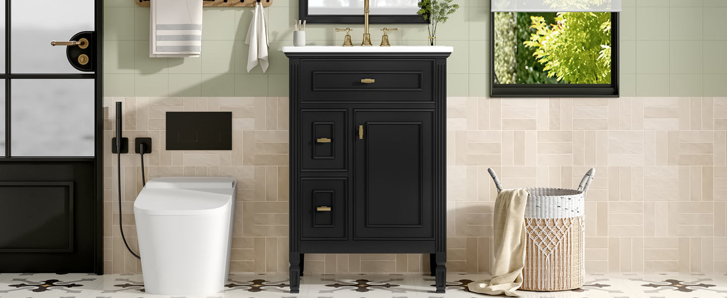 24-Inch Bathroom Vanity with Sink