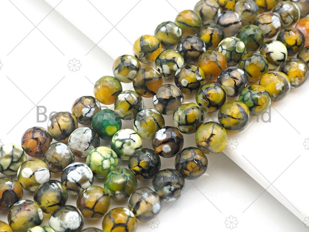 Green Dragon Vein Agate beads, sku#UA114c