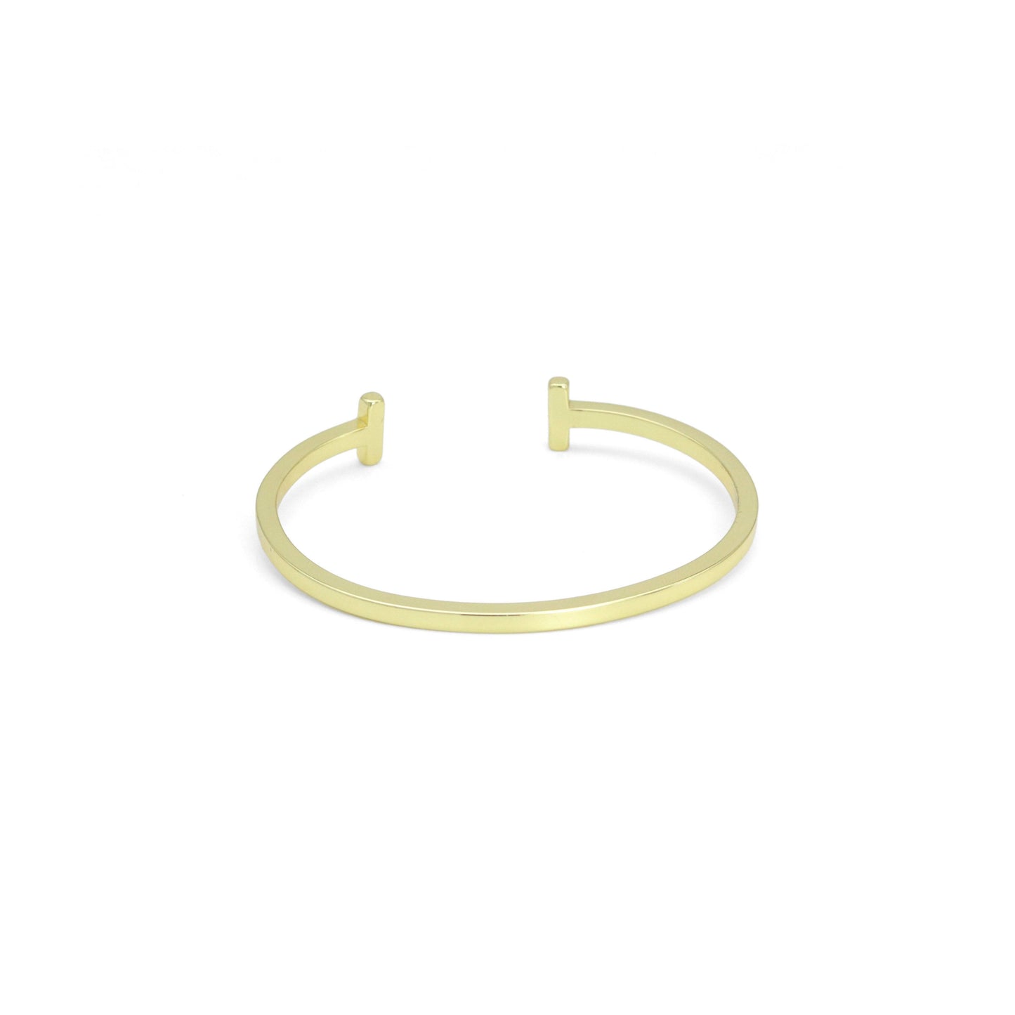 Gold T bar Adjustable Bracelet, Sku#LX753