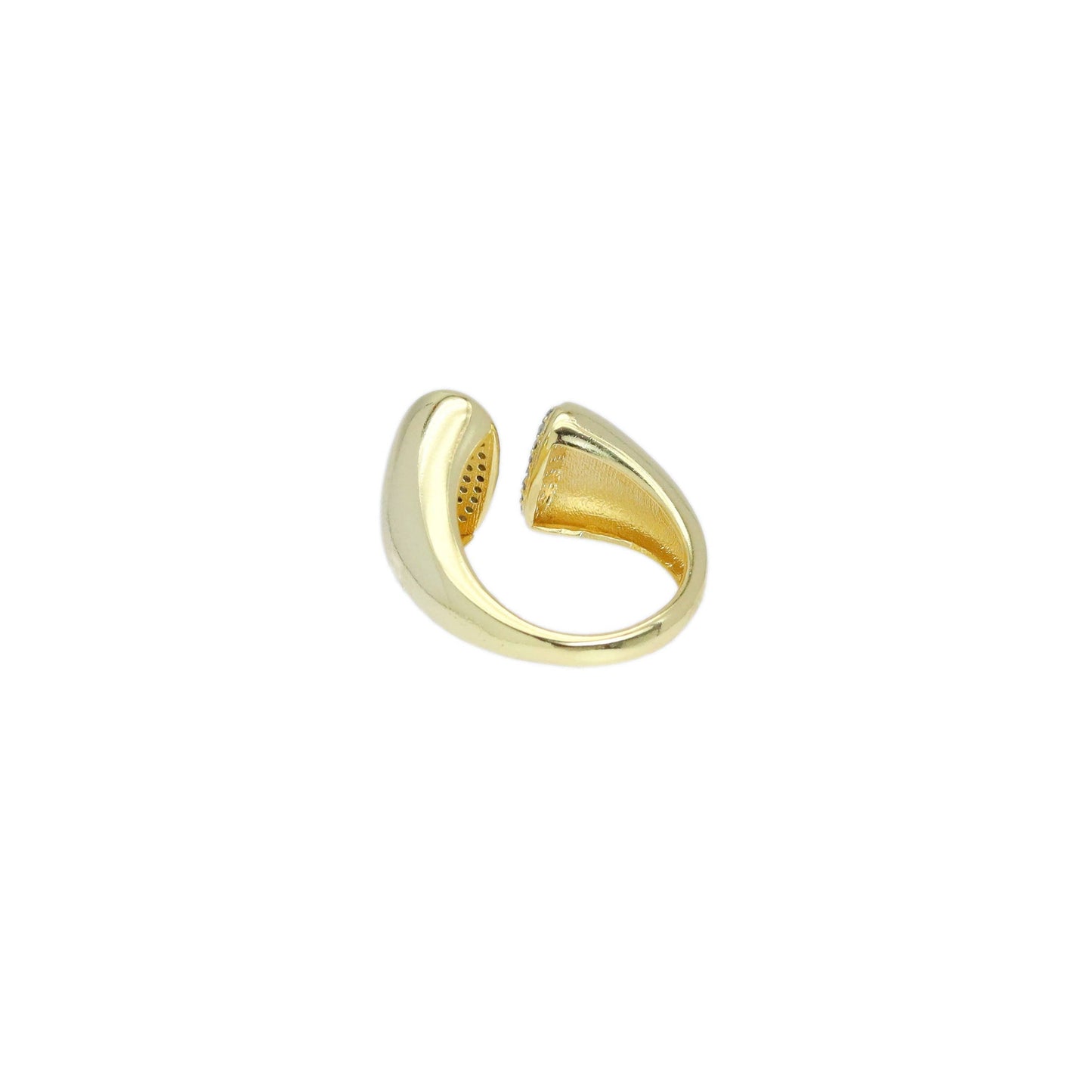 Dual color Oval face Statement Adjustable Ring, Sku#LX623