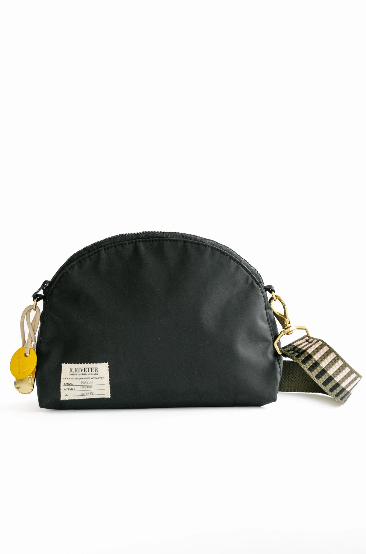 Hopper | Black Nylon (Geo Webbed Strap)