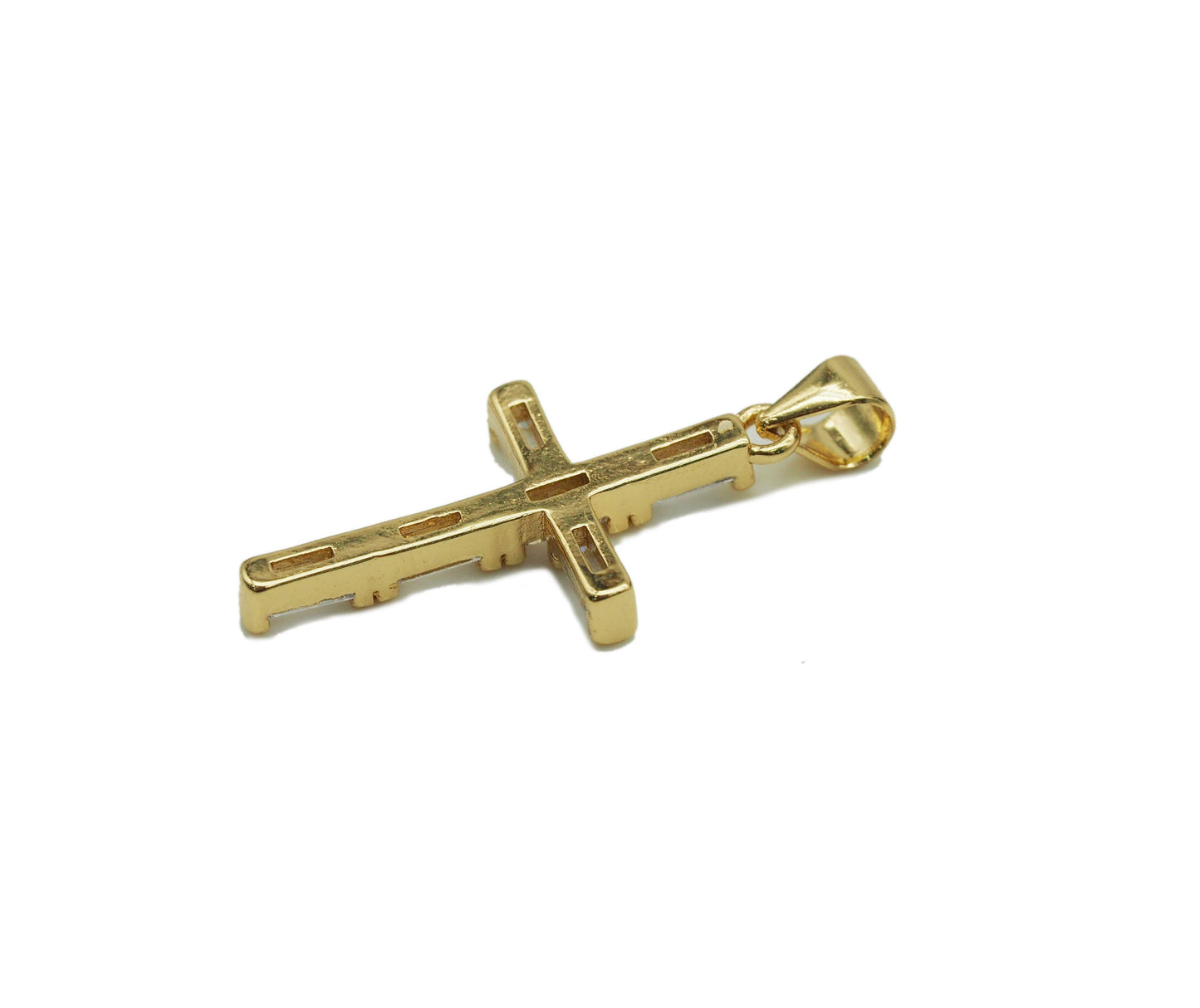 CZ Cross Charm, Sku#JL94