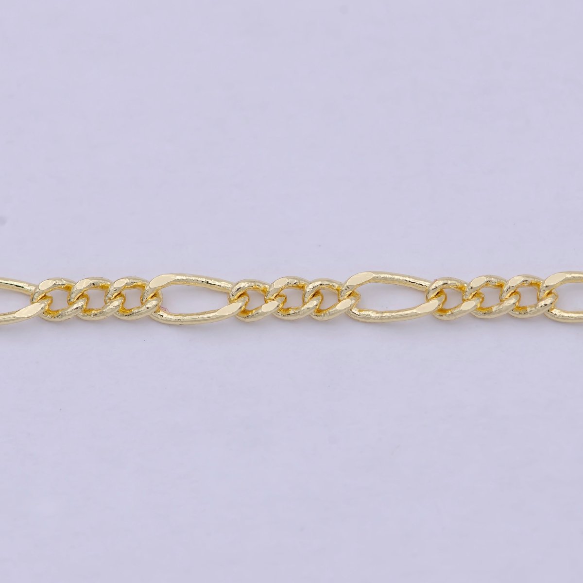 OS 2mm 18k gold Filled figaro chain - Necklace for layering Women stacking Necklace 15.5 inches + 2 inch chain extender | WA-836 Clearance Pricing