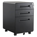3 Drawer Rolling File Cabinet