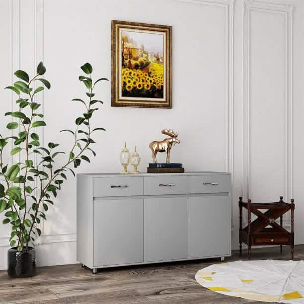3 Drawer Sideboard Buffet Storage Cabinet