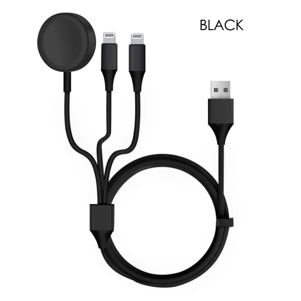 Chargeur 3-en-1 pour iPhone et Apple Watch