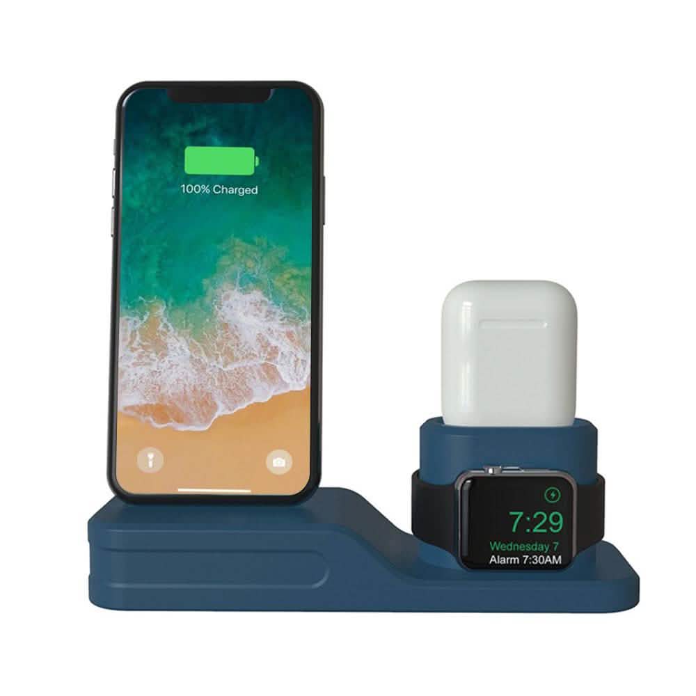 Station de charge 3-en-1 pour iPhone, Watch et AirPod d'Apple