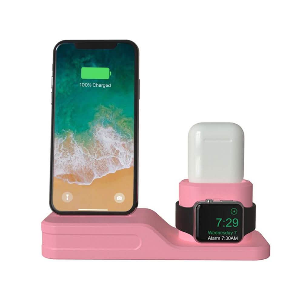Station de charge 3-en-1 pour iPhone, Watch et AirPod d'Apple