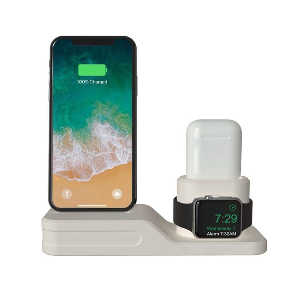 Station de charge 3-en-1 pour iPhone, Watch et AirPod d'Apple