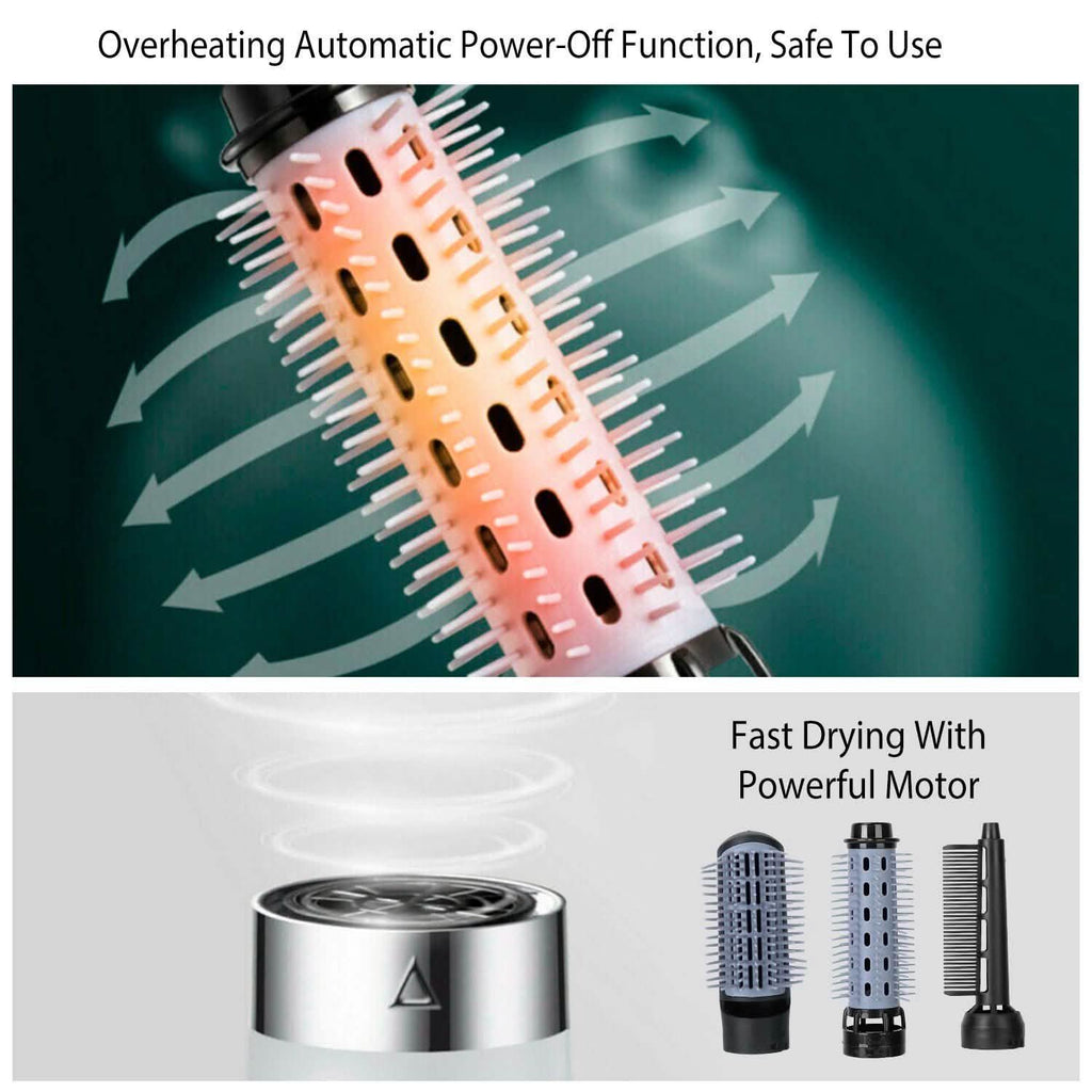 3-in-1 Hot Air Brush One-Step Hair Dryer Comb