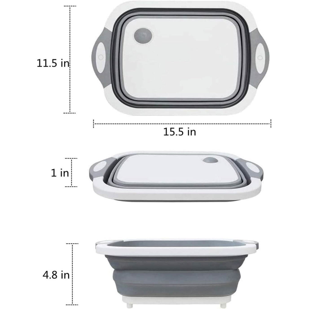 3-in-1 Multifunctional Foldable Cutting Board
