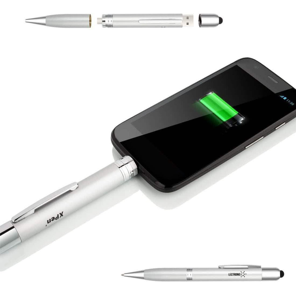 3-in-1 XPowerペン - ペン、スタイラス、パワーバンク