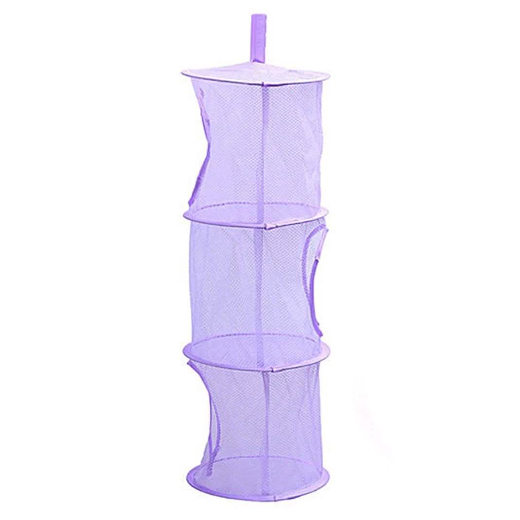 Filet de rangement suspendu à 3 couches