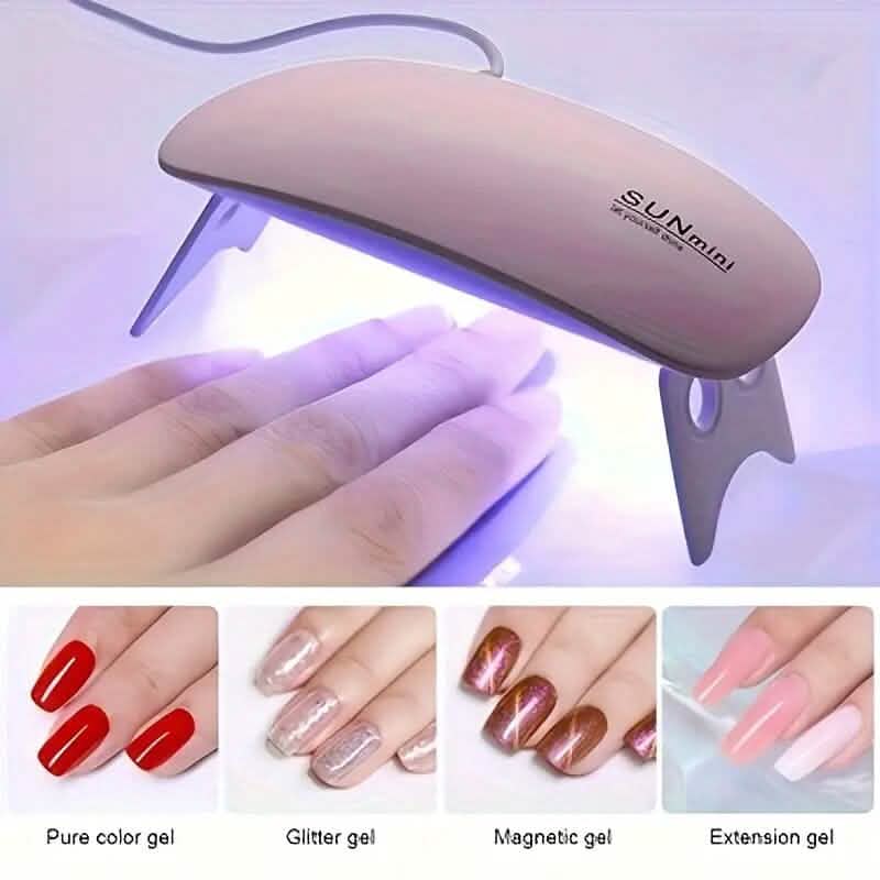 Mini lampe LED/UV 3 LED pour vernis à ongles