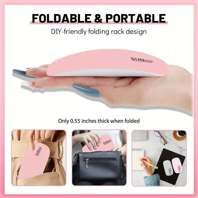 Mini lampe LED/UV 3 LED pour vernis à ongles