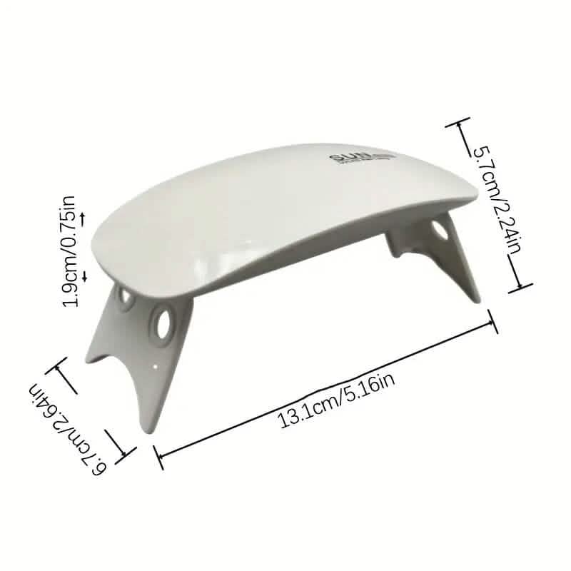Mini lampe LED/UV 3 LED pour vernis à ongles