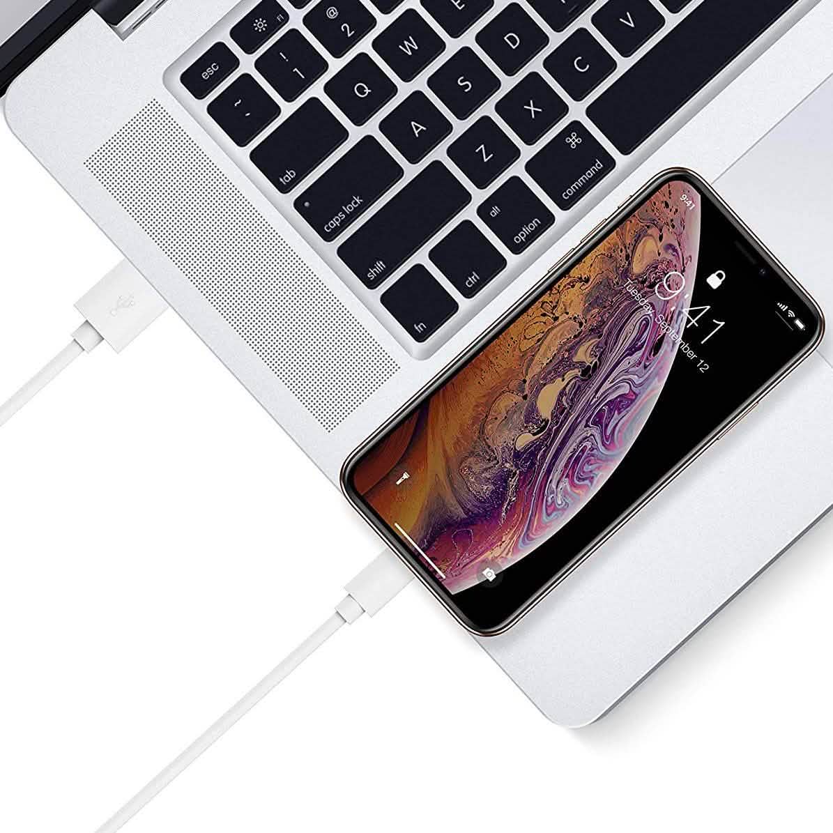 Lot de 3 câbles Lightning certifiés Apple de 3 mètres