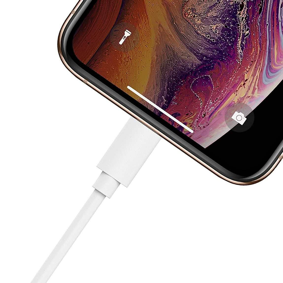 Lot de 3 câbles Lightning certifiés Apple de 3 mètres