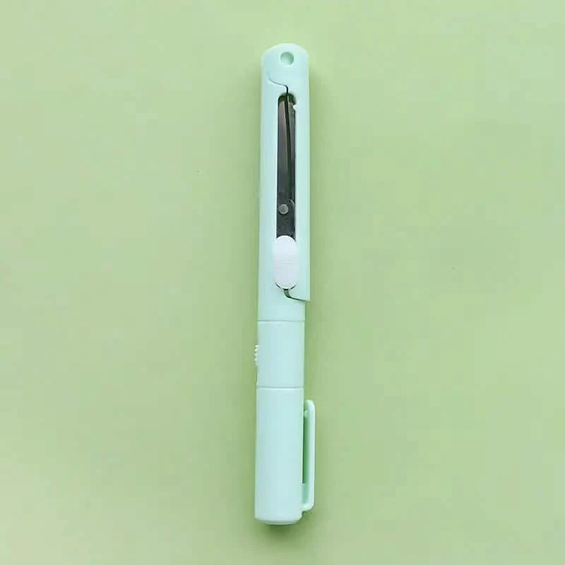 Lot de 3 : Ciseaux stylo 2 en 1 avec coupe-papier