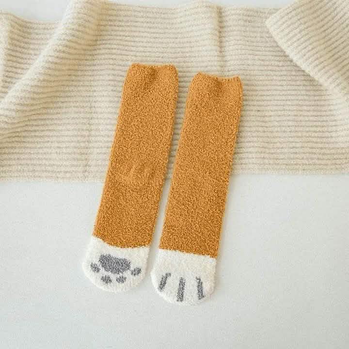 Lot de 3 : Chaussettes griffes de chat automne et hiver