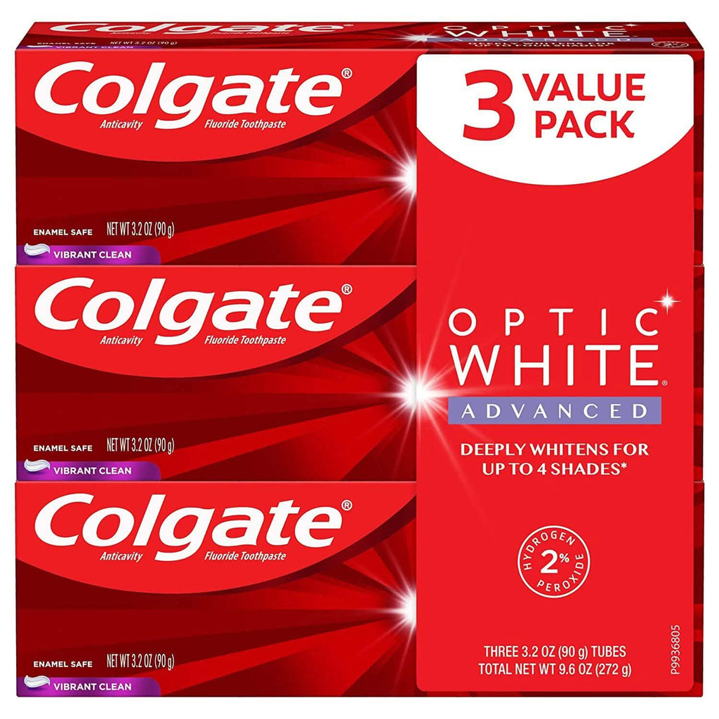 Lot de 3 : Dentifrice blanchissant avancé Colgate Optic White