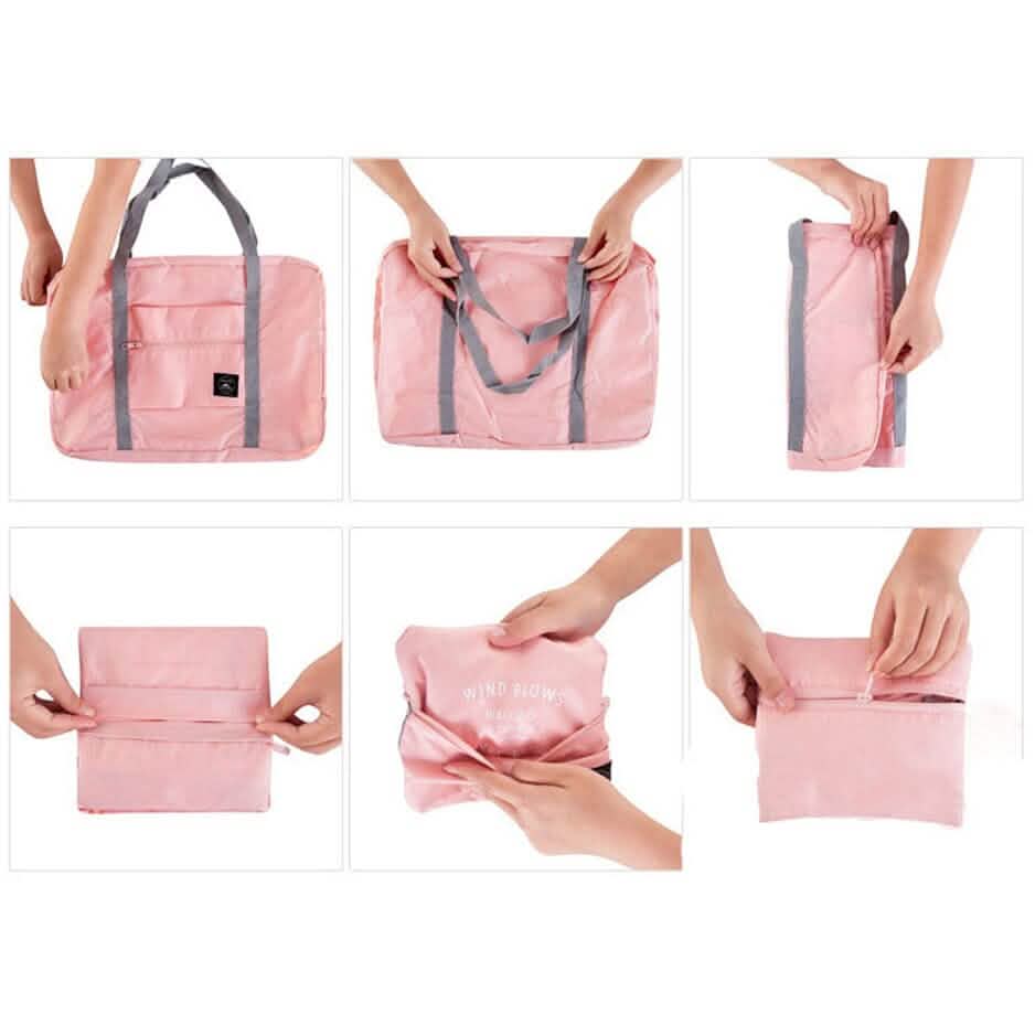 Lot de 3 : Sac de rangement de voyage pliable compact et élégant