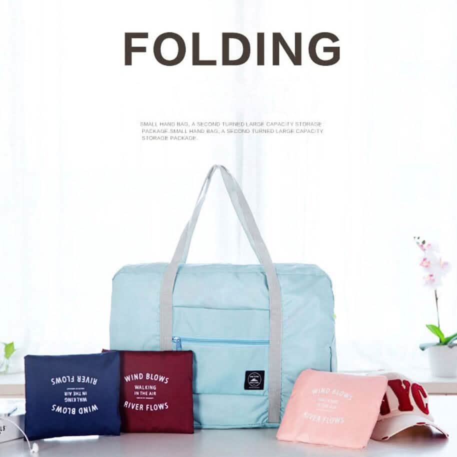 Lot de 3 : Sac de rangement de voyage pliable compact et élégant