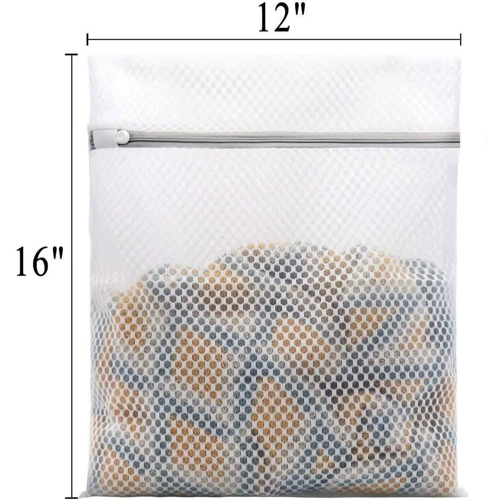 Lot de 3 : Sacs à Linge en Maille Nid d'Abeille Résistants