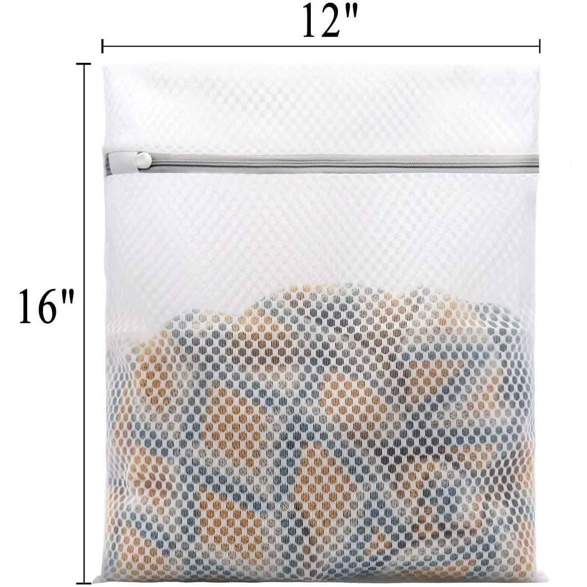 Lot de 3 : Sacs à Linge en Maille Nid d'Abeille Résistants