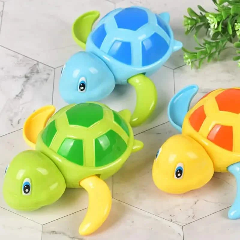 3-Pack: Fun Swimming Turtle Bath Toy