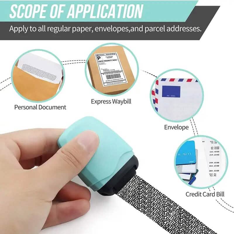 3-Pack: Identity Protection Roller Stamp