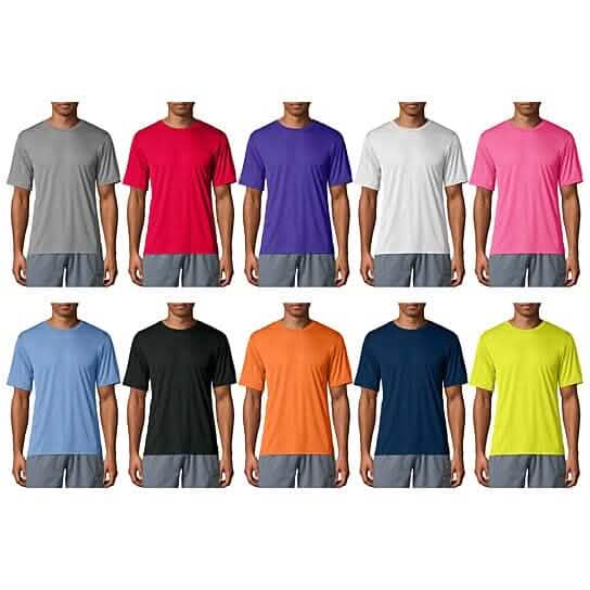 Lot de 3 t-shirts à manches courtes Cool Dri-Fit évacuant l'humidité pour homme