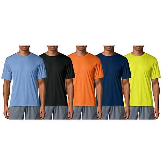 Lot de 3 t-shirts à manches courtes Cool Dri-Fit évacuant l'humidité pour homme