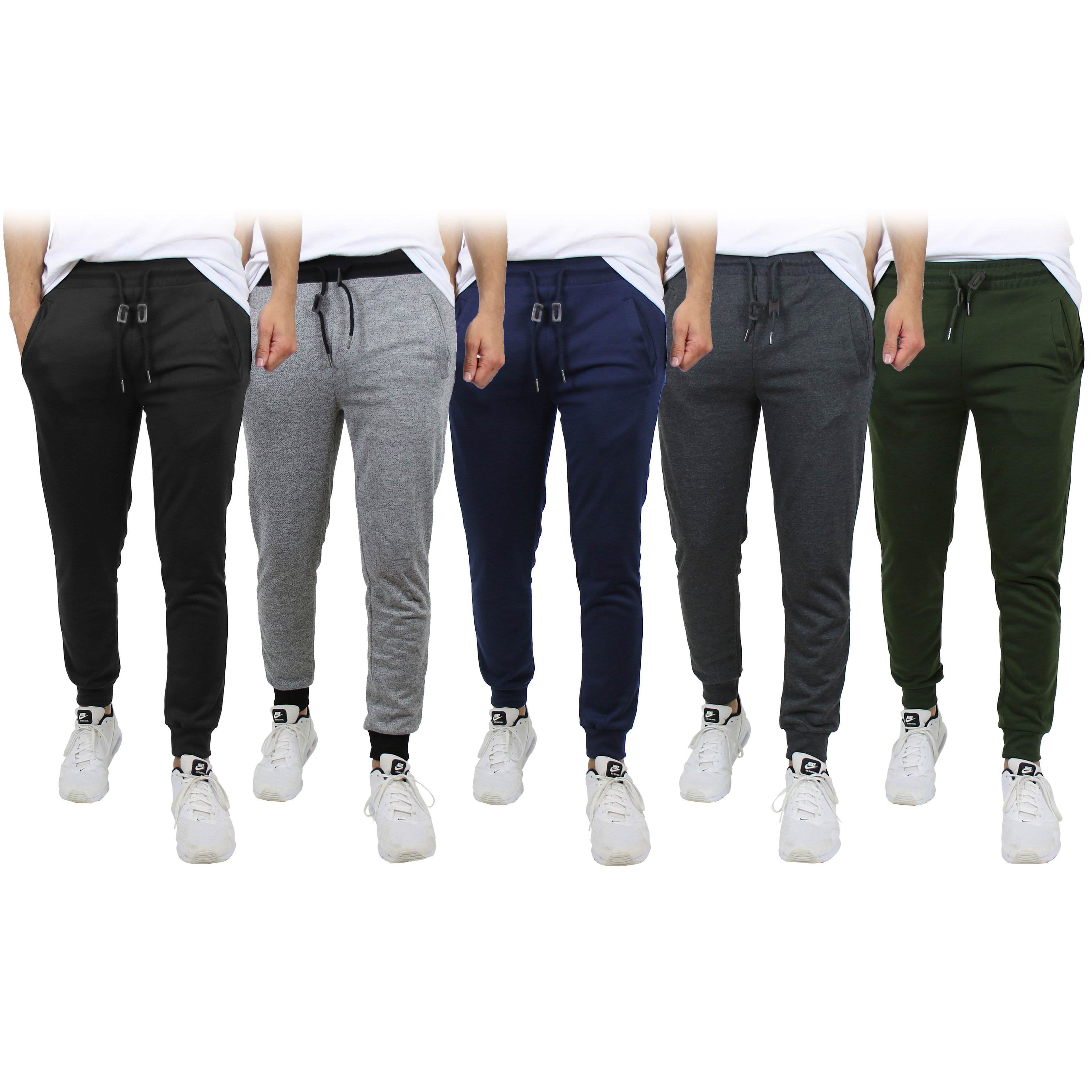 3パック：メンズフレンチテリースリムフィットジョガー