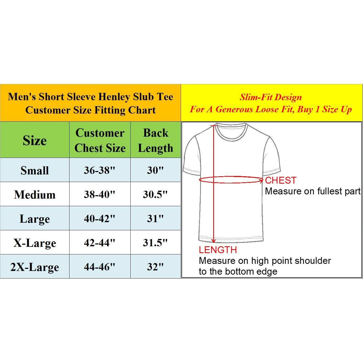 3枚セット メンズスリムフィット半袖ヘンリースラブTシャツ