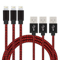 3-Pack: Nylon Braided Cables