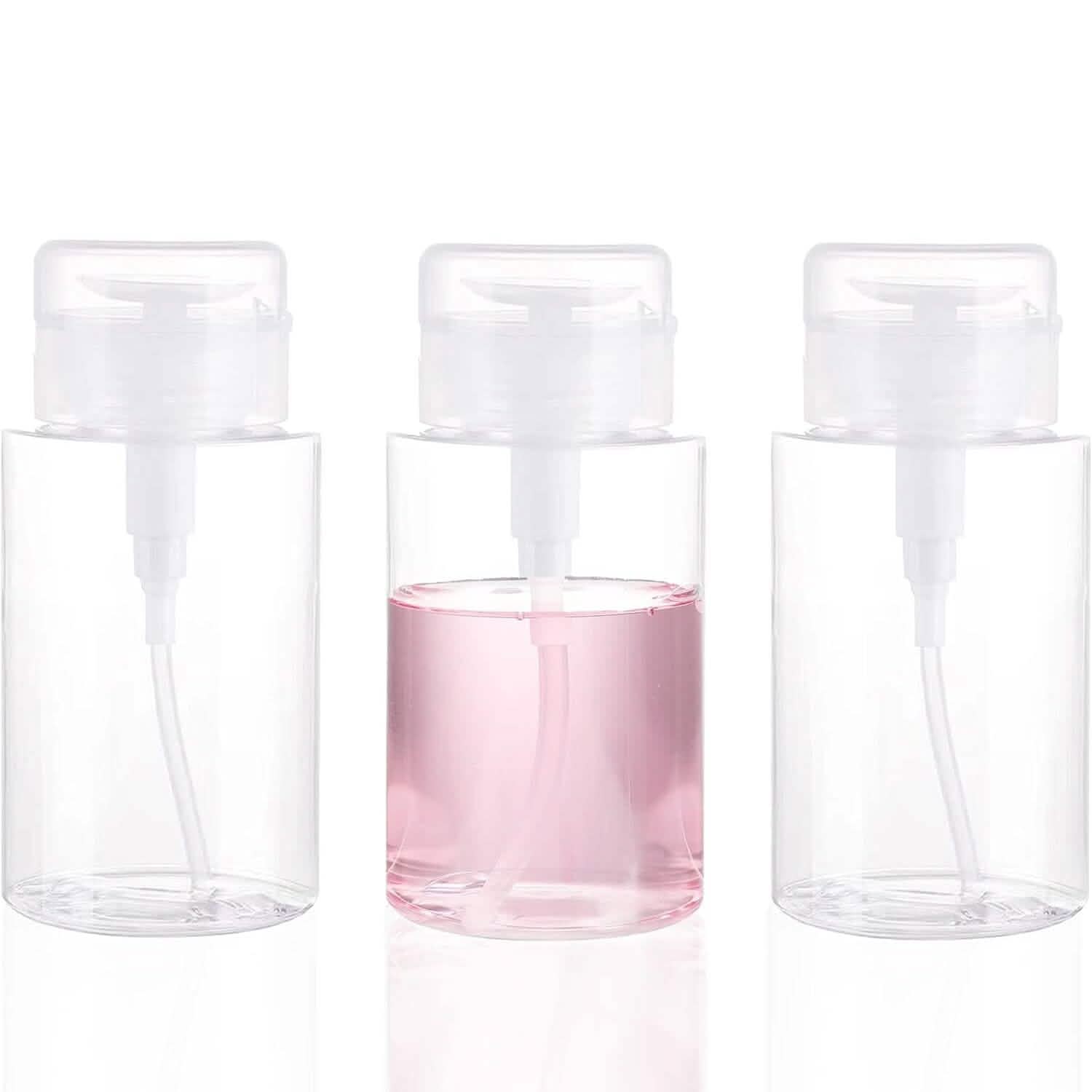 3-Pack: Push Down Empty Pump Dispenser Bottle