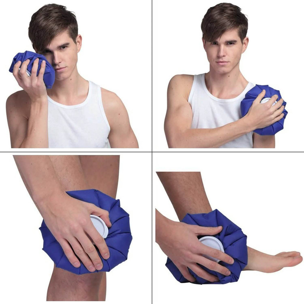 Lot de 3 : Sac de glace réutilisable Soulagement de la douleur Pack chaud Blessure sportive Premiers secours